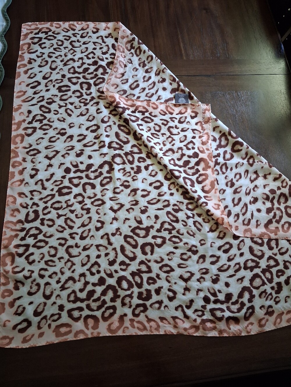 Vince Camuto Leopard Print Scarf